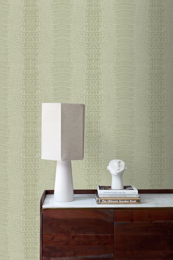 Origin Wallcoverings tapet krokodilhud beige 0,53 x 10,05 m