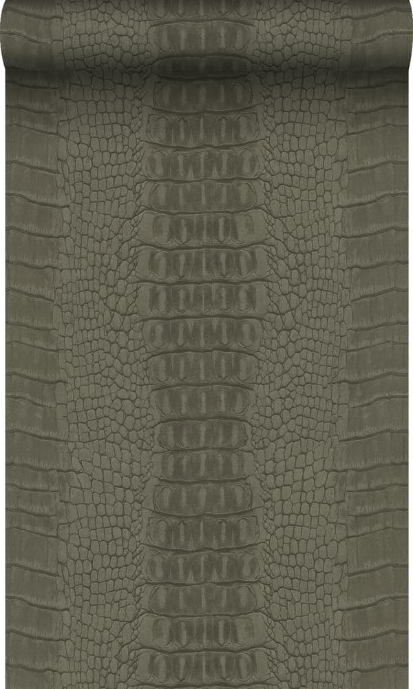 Origin Wallcoverings tapet krokodillehud mulvarpegråt 0,53 x 10,05 m