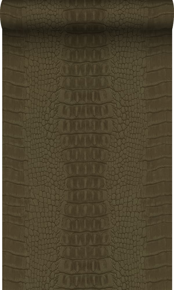 Origin Wallcoverings tapet krokodilhud brunt 0,53 x 10,05 m