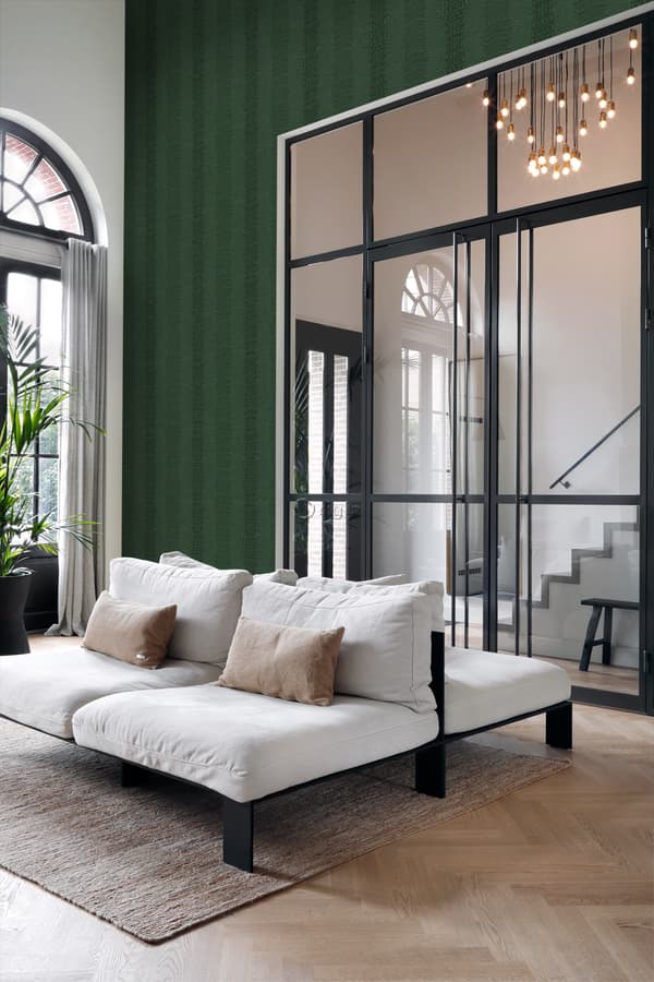 Origin Wallcoverings tapet krokodillehud mørkegrønt 0,53 x 10,05 m