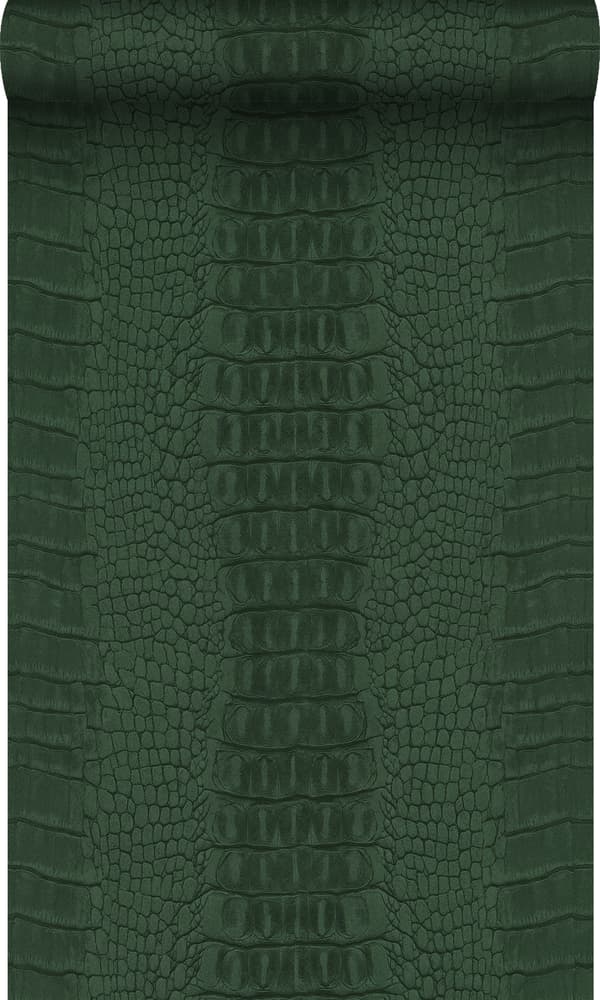 Origin Wallcoverings tapet krokodillehud mørkegrønt 0,53 x 10,05 m