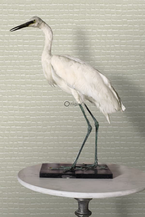 Origin Wallcoverings tapet krokodilhud vitt 0,53 x 10,05 m