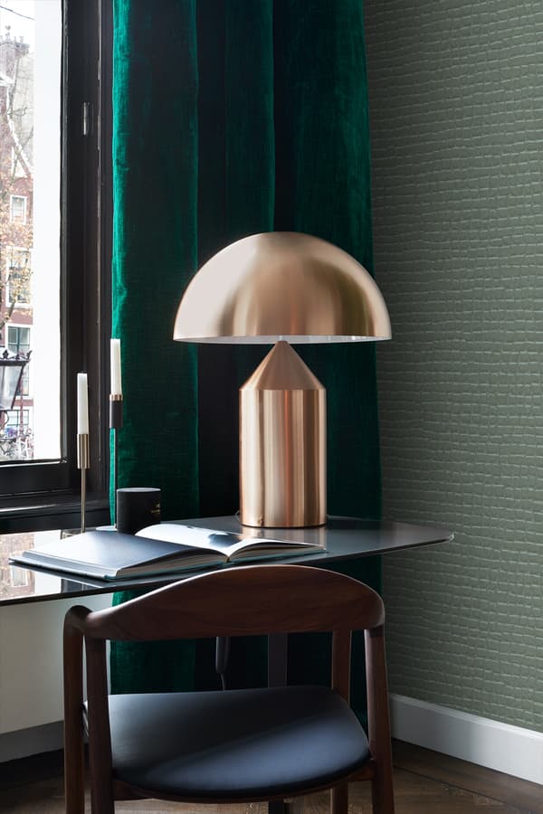 Origin Wallcoverings tapet krokodillehud gråblåt 0,53 x 10,05 m