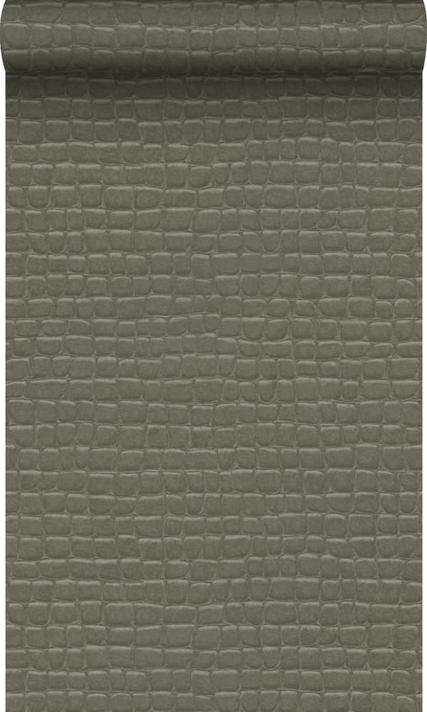 Origin Wallcoverings tapet krokodilhud mullvadsgrått 0,53 x 10,05 m