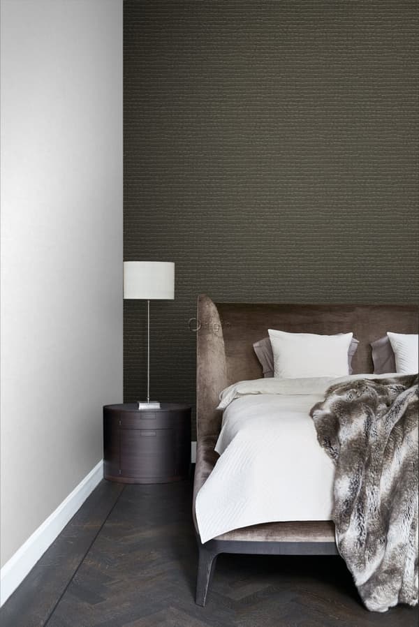 Origin Wallcoverings tapet krokodilhud mörkbrunt 0,53 x 10,05 m