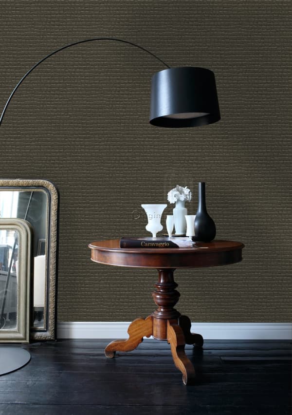 Origin Wallcoverings tapet krokodilhud mörkbrunt 0,53 x 10,05 m