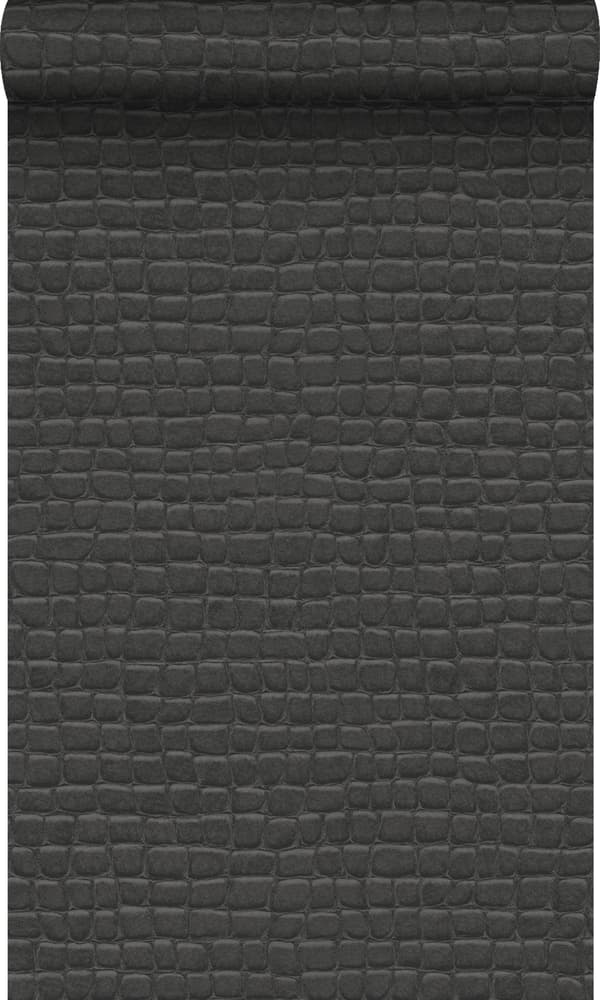 Origin Wallcoverings tapet krokodilhud svart 0,53 x 10,05 m