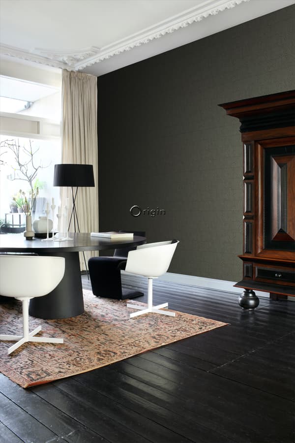 Origin Wallcoverings tapet kakelmotiv med ormskinn tryck mullvadsgrått 0,53 x 10,05 m