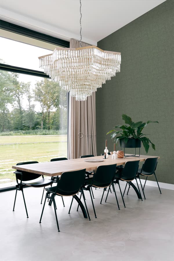 Origin Wallcoverings tapet kakelmotiv med ormskinn tryck grågrönt 0,53 x 10,05 m