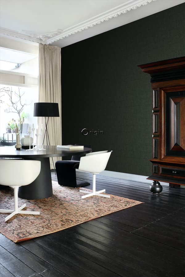 Origin Wallcoverings tapet kakelmotiv med ormskinn tryck mörkgrönt 0,53 x 10,05 m