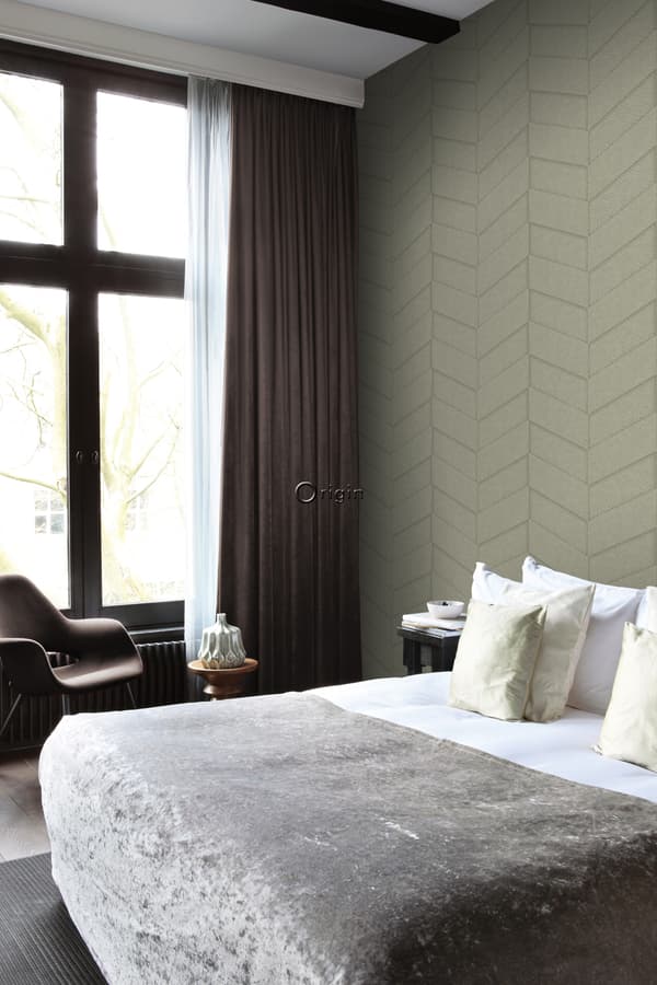 Origin Wallcoverings tapet kakelmotiv med ormskinn tryck beige 0,53 x 10,05 m