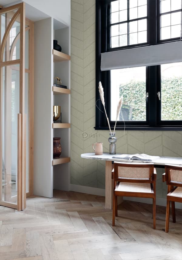 Origin Wallcoverings tapet kakelmotiv med ormskinn tryck beige 0,53 x 10,05 m