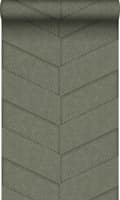 Miniatyrbild 1 av 8: Origin Wallcoverings tapet kakelmotiv med ormskinn tryck gråaktigt olivgrönt 0,53 x 10,05 m