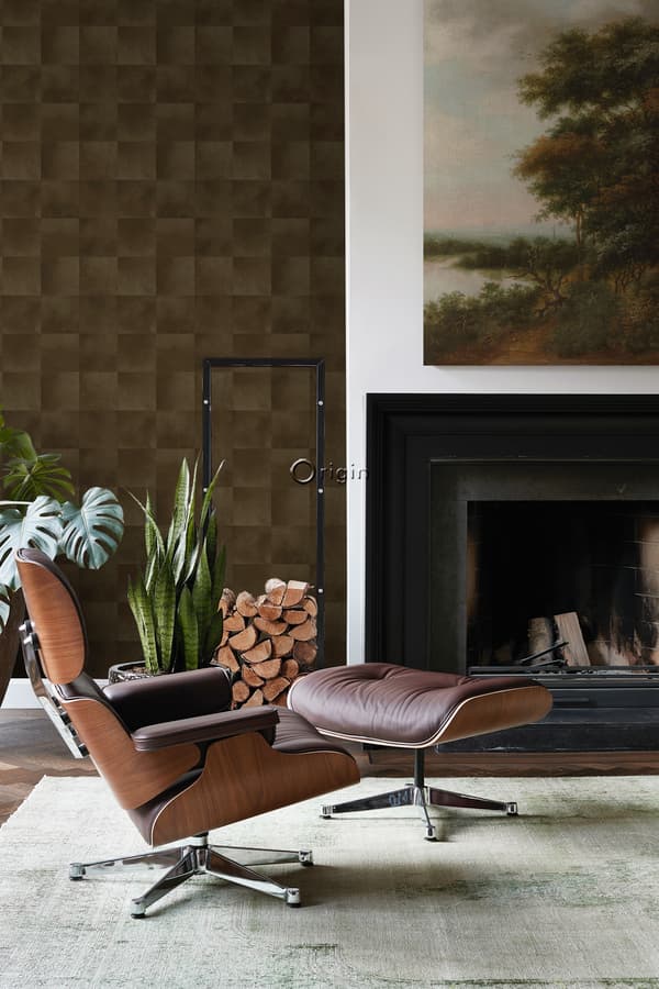 Origin Wallcoverings tapet djurmönster rostbrunt 0,53 x 10,05 m