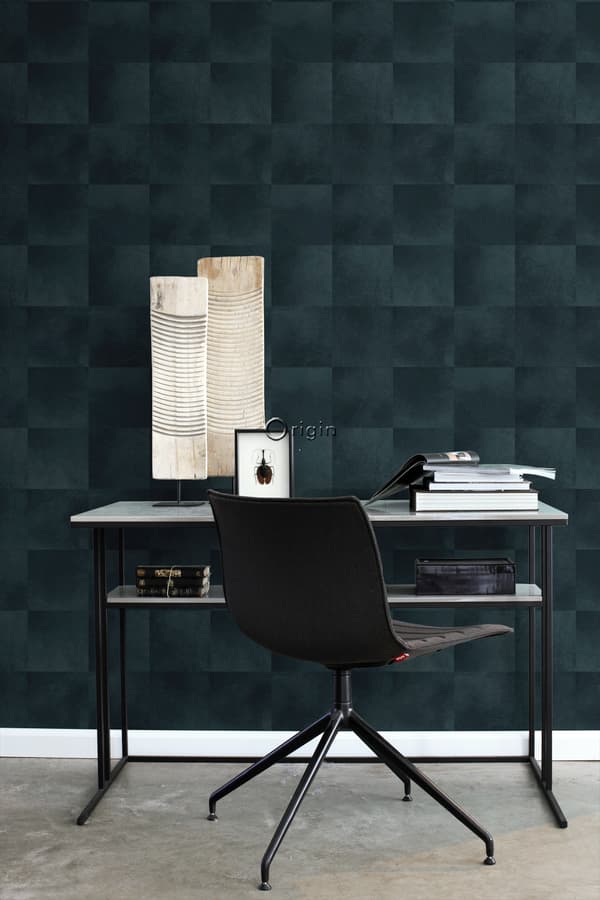 Origin Wallcoverings tapet djurmönster bläckblått 0,53 x 10,05 m