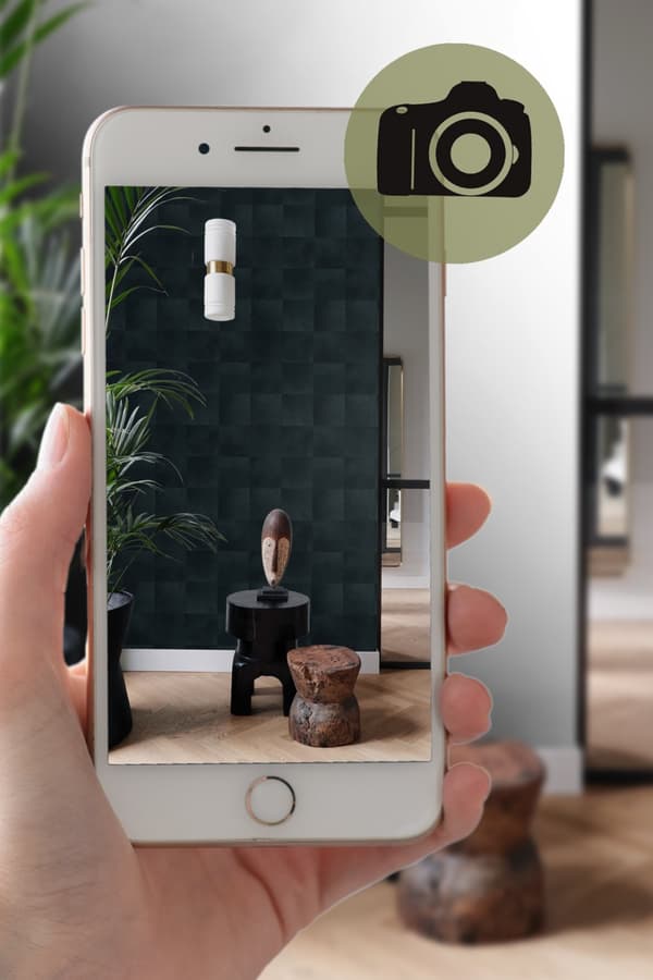 Origin Wallcoverings tapet djurmönster bläckblått 0,53 x 10,05 m