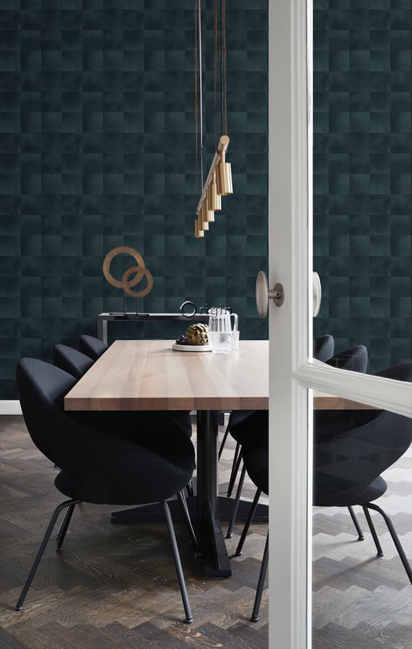 Origin Wallcoverings tapet djurmönster bläckblått 0,53 x 10,05 m