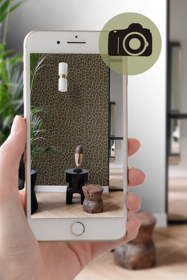 Origin Wallcoverings tapet leopardskinn brunt och beige 0,53 x 10,05 m