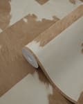 Miniatyrbild 7 av 8: Origin Wallcoverings tapet kohud look brunt och vitt 0,53 x 10,05 m