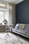 Miniatyrbild 5 av 8: ESTAhome tapet sexkant mörkblått och guld 0,53 x 10,05 m