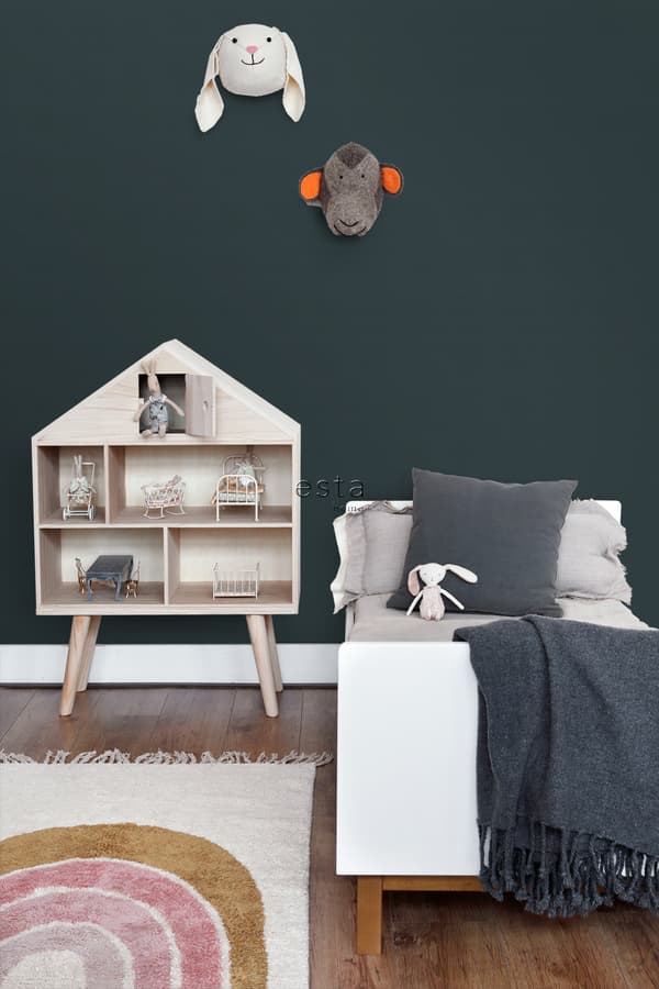 ESTAhome tapet linnestruktur bläckblått 0,53 x 10,05 m