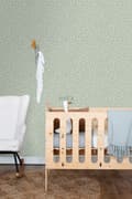 Miniatyrbild 6 av 7: ESTAhome tapet prickar mintgrönt och vitt 0,53 x 10,05 m