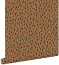 Miniatyrbild 1 av 7: ESTAhome tapet prickar apelsinfärgat och svart 0,53 x 10,05 m