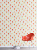 Miniatyrbild 4 av 8: ESTAhome tapet fotbollsspelare orange och vitt 53 cm x 10,05 m