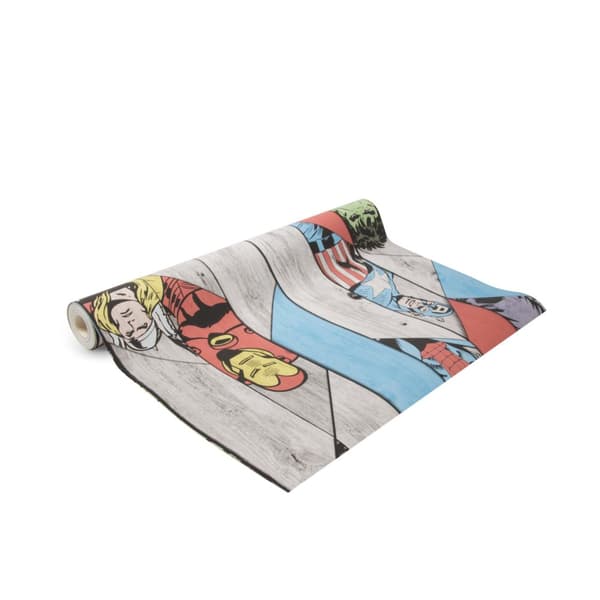 Marvel Comics - Papirtapet - Træpaneler - 10mx53cm