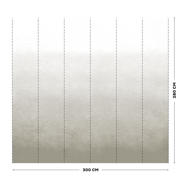 vtwonen - Fototapet - Degrade Warm Grey - Grå - 280x300cm