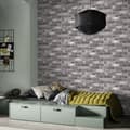 Miniatyrbild 3 av 6: vtwonen - Non-woven tapet - Bricks Grey - Grå - 10mx53cm