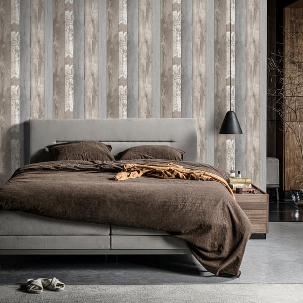 vtwonen - Non-woven tapet - Naturligt træ - 10mx53cm