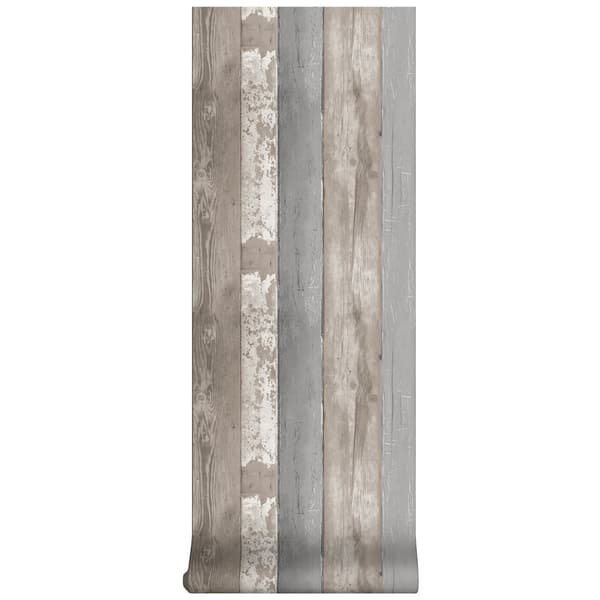 vtwonen - Non-woven tapet - Naturligt træ - 10mx53cm