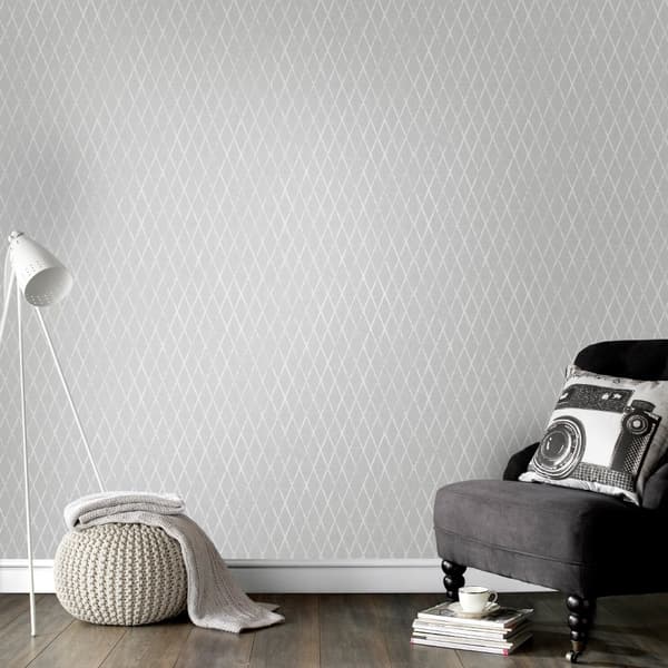 Superfresco Easy - Non-woven tapet - Wieber Linen Concrete - Grå - 10mx53cm