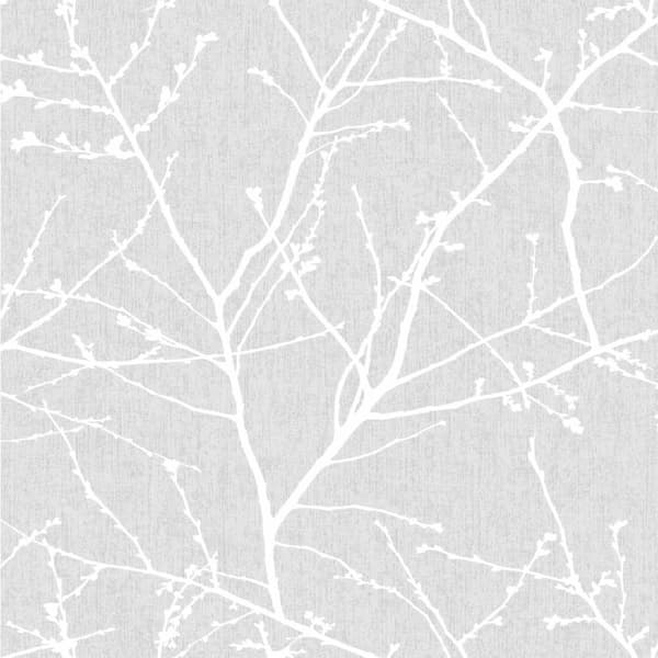Superfresco Easy - Non-woven tapet - Innocence - Grå/Hvid - 10mx52cm