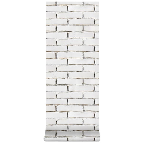 Superfresco Easy - Non-woven Tapet - Stenvæg - Hvid - 10mx53cm