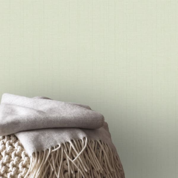 Superfresco Easy - Non-woven tapet - Textil Isabelle - Ljusgrön - 10mx52cm
