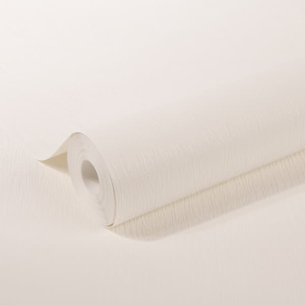WOW - Non-woven tapet - Basic Uni - Vit - 10mx52cm