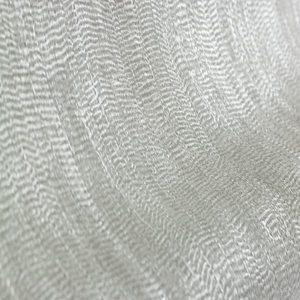 Boutique - Non-woven Tapet - Vand Silke Plain - Lys Sølv - 10mx52cm