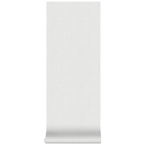 Boutique - Non-woven Tapet - Vand Silke Plain - Lys Sølv - 10mx52cm