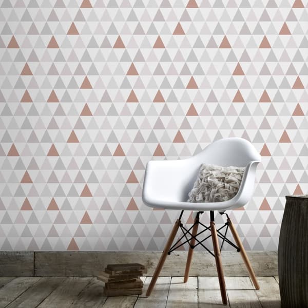 Superfresco Easy - Non-woven tapet - Tarek - Rose guld - 10mx52 cm
