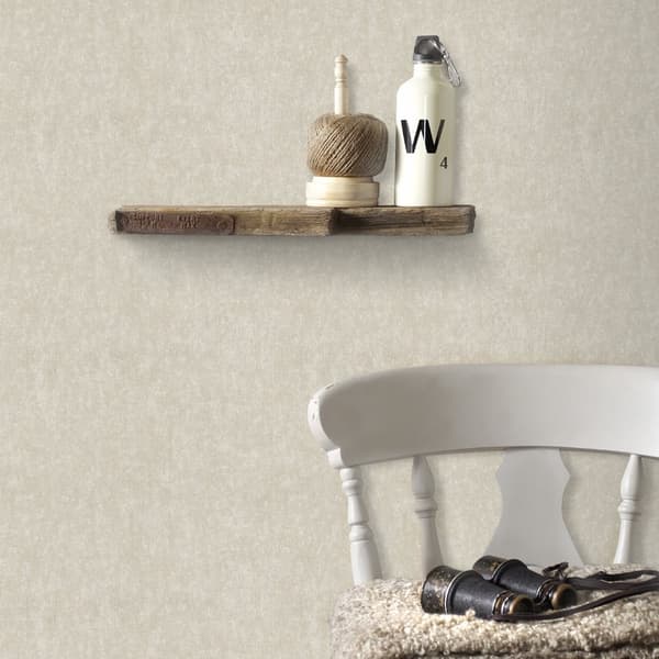 Superfresco Easy - Non-woven tapet - Uni Weathered - Beige/Guld - 10mx52cm