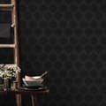 Miniatyrbillede 3 af 4: Superfresco Easy - Non-woven tapet - Hexagon Honeycomb - Sort - 10mx53cm