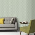 Miniatyrbild 3 av 4: Superfresco Easy - Non-woven tapet - Honeycomb - Grön - 10mx52cm