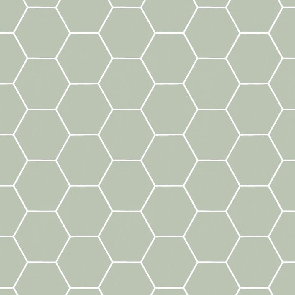 Superfresco Easy - Non-woven Tapet - Honeycomb - Grön - 10mx52cm