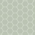 Miniatyrbild 1 av 4: Superfresco Easy - Non-woven tapet - Honeycomb - Grön - 10mx52cm