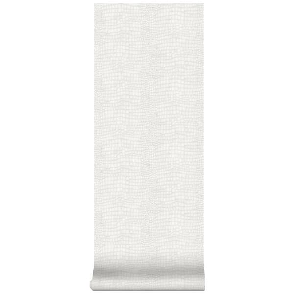 Superfresco Easy - Non-woven tapet - Krokodil - Vit - 10mx53cm
