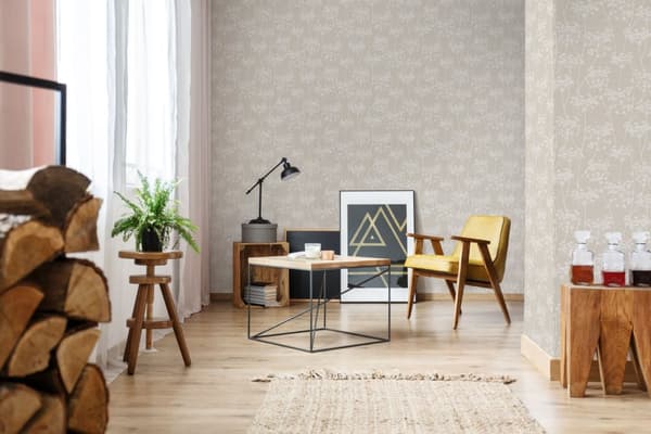 Superfresco Easy - Non-woven tapet - Aura Sprig - Taupe - 10mx52cm