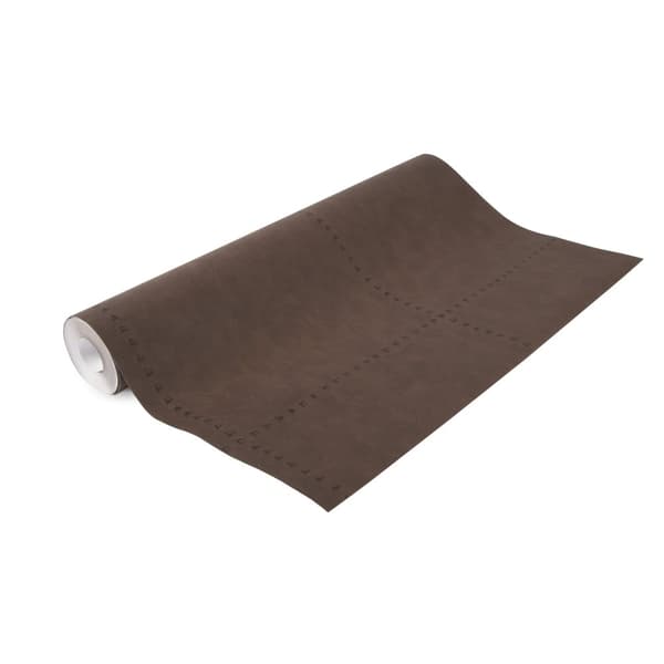 Superfresco Easy - Non-woven tapet - Læderblokke - Brun - 10mx52cm