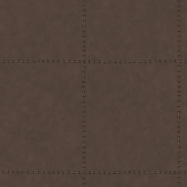Superfresco Easy - Non-woven tapet - Læderblokke - Brun - 10mx52cm